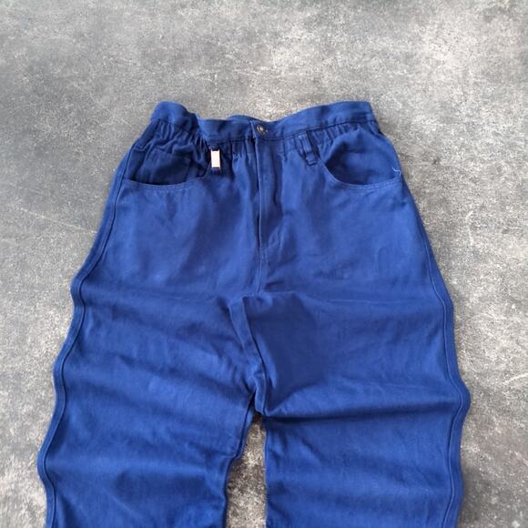 Vintage 80s Don't Stop Baggy Jeans Womens Womens L Purple Loose Retro Skater - Picture 2 of 8